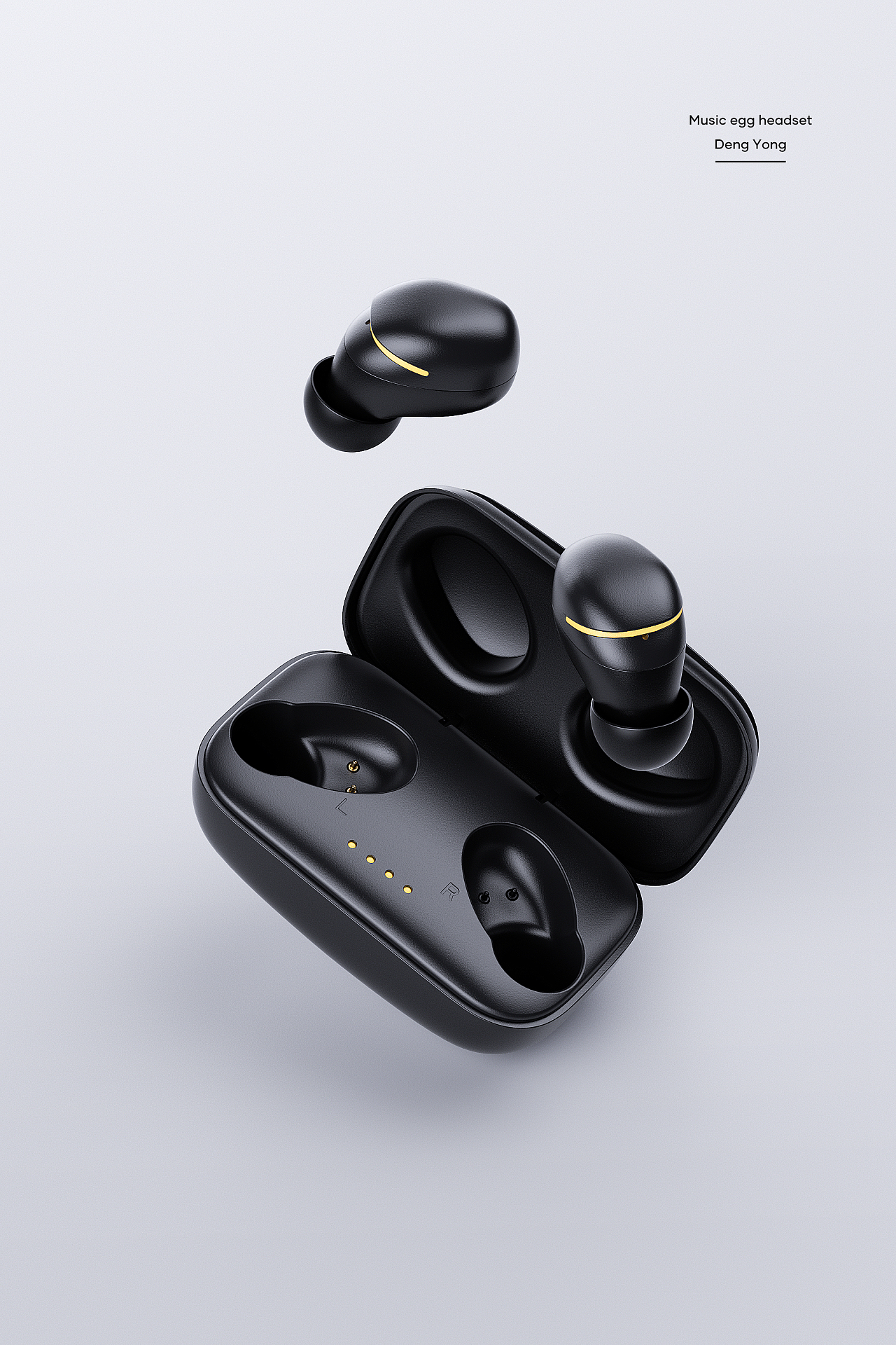 无线随行，声动于心 一组蓝牙耳机产品渲染图赏